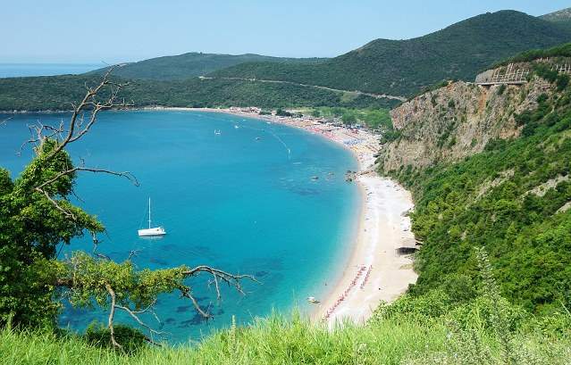 Пляж Яз (Jaz Beach), Чорногорія