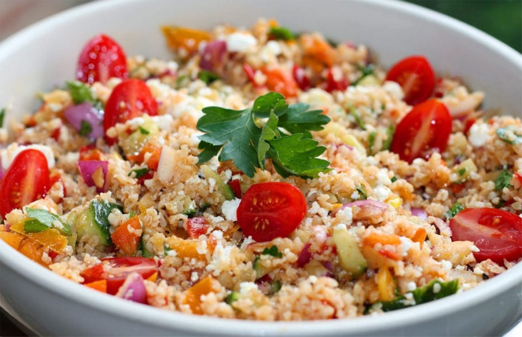 Овочевий салат з кус-кусом: покроковий рецепт