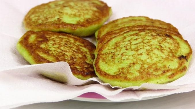 Кабачковые оладушки на топленом масле