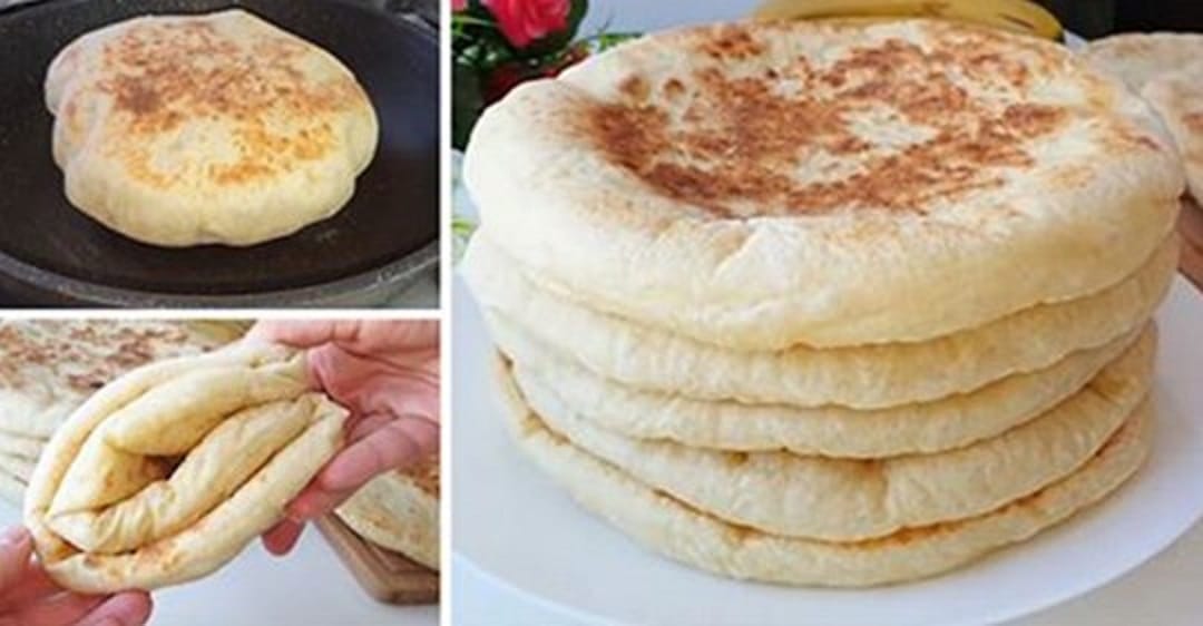 Пісний турецький хліб на сковороді. Більше не купую в магазині