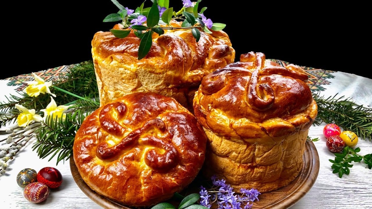 Бабусина паска з косами. Давній рецепт, перевірений роками!
