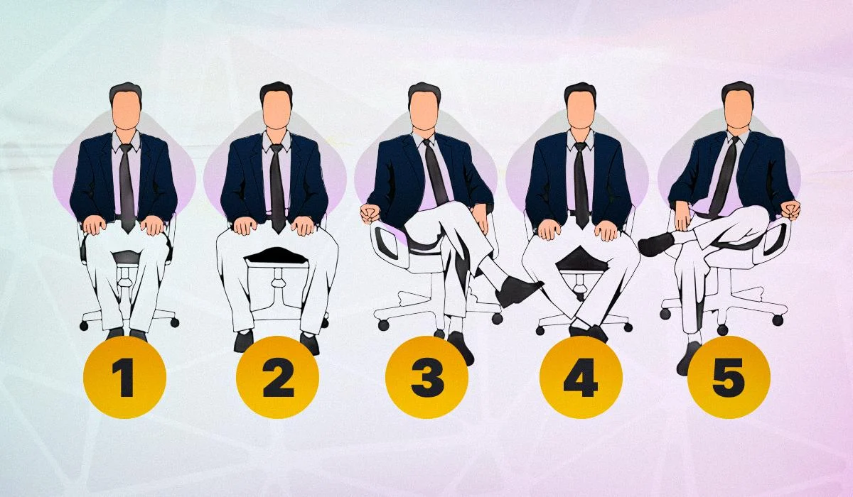 Те, як ви сидите, допоможе дізнатися який у вас тип особистості