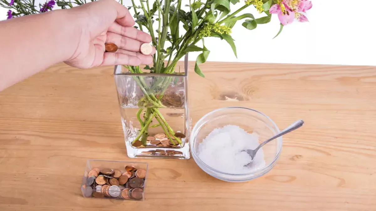 Додаю монети і цукор у вазу — квіти стоять вдвічі довше: дивно, але це завжди працює