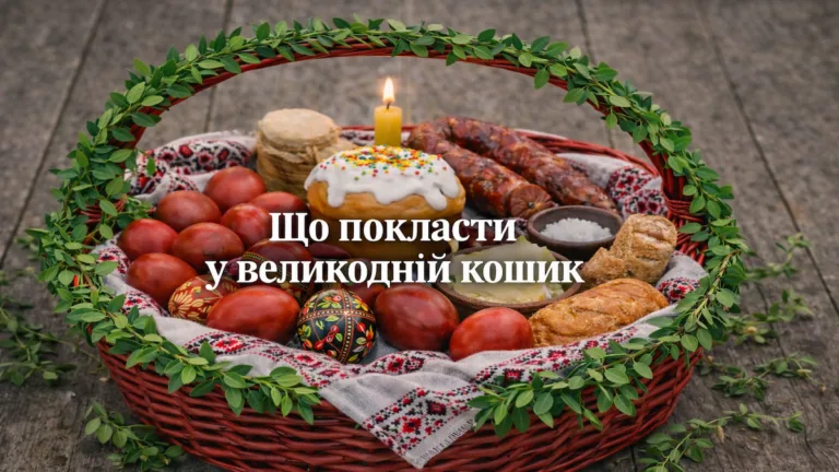 Що покласти у великодній кошик 2026