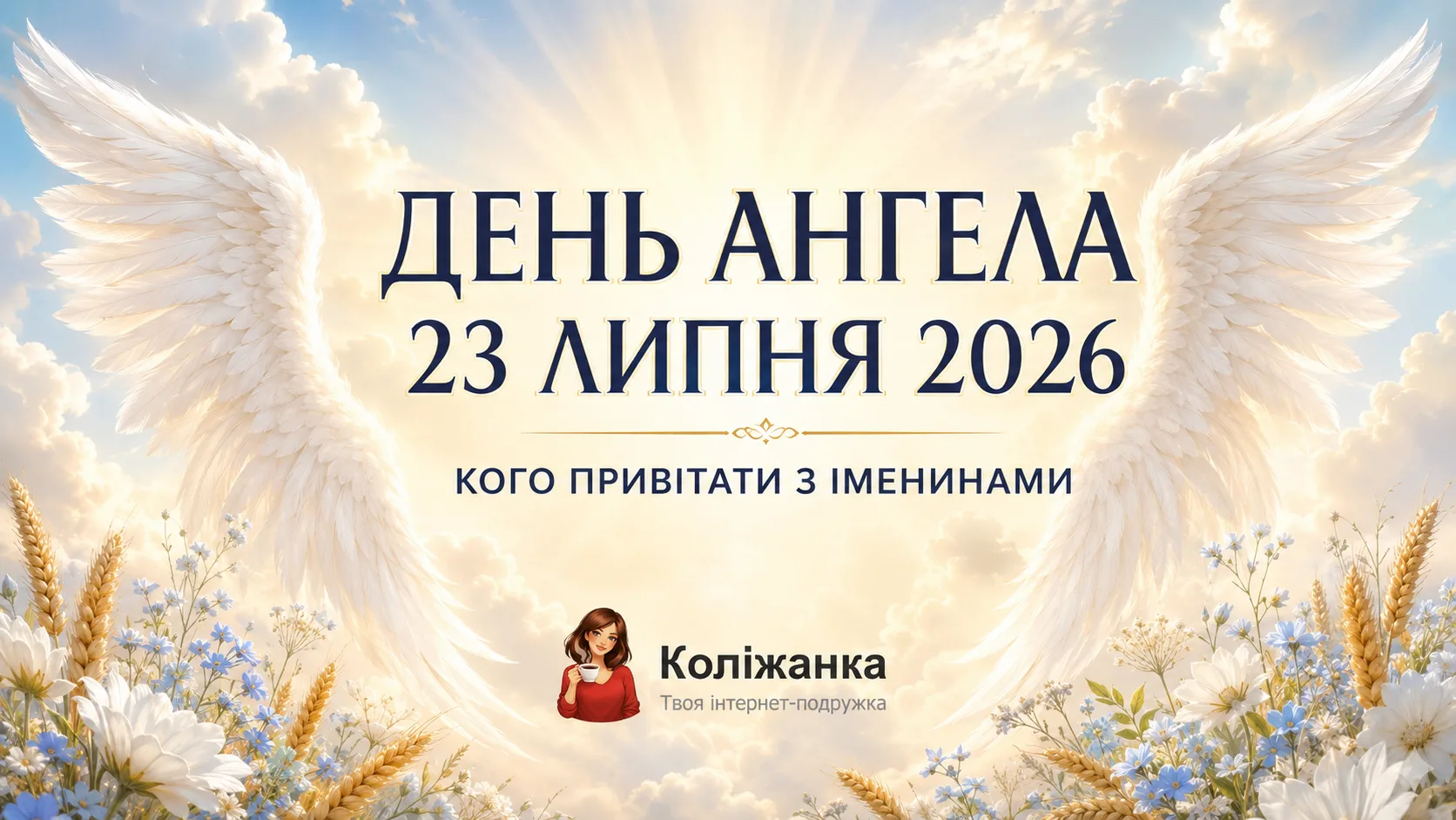День ангела 23 липня 2026 року — кого привітати з іменинами та красиві побажання
