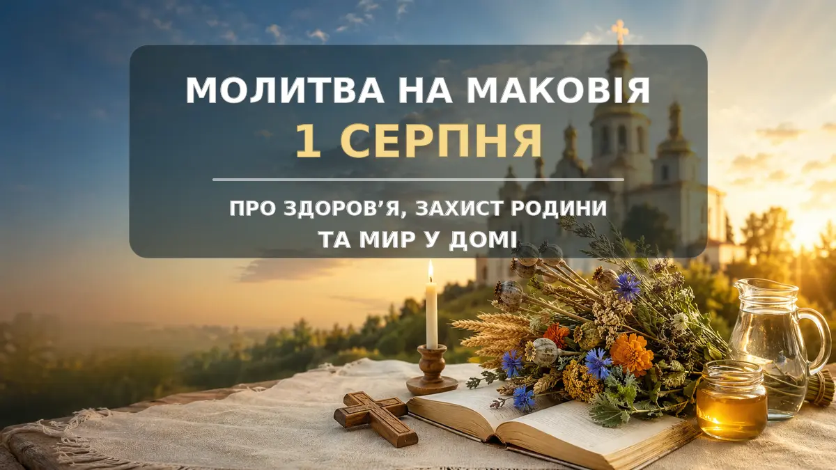 Молитва на Маковія 1 серпня про здоров’я, захист родини та мир у домі