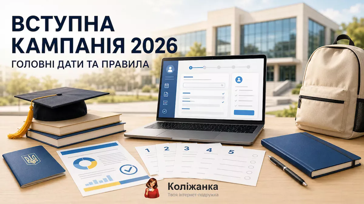 Вступна кампанія 2026 в Україні — строки подання заяв, кількість спеціальностей і правила вступу на бюджет.