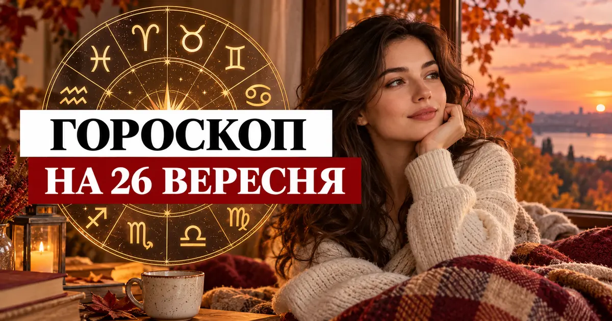 Гороскоп на 26 вересня — зодіакальне коло і осінній вечір