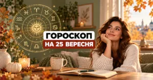 Гороскоп на 25 вересня 2026 року: кому варто діяти сміливіше, а кому — пригальмувати