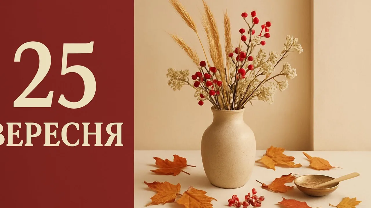 Календар на 25 вересня 2026