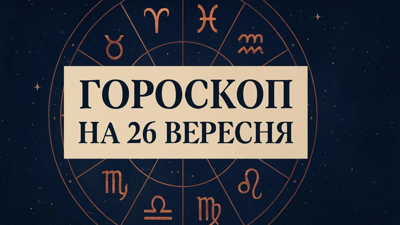 Гороскоп на 26 вересня 2026: зодіакальне коло