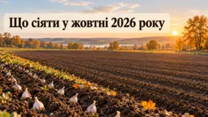 Що сіяти у жовтні 2026 року: календар осінніх робіт у полі та на городі