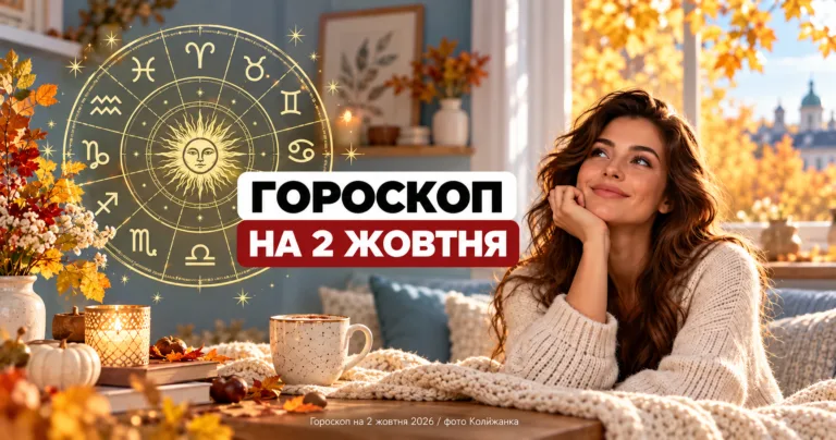 Гороскоп на 2 жовтня 2026