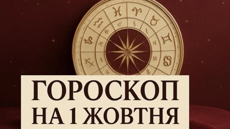 Гороскоп на 1 жовтня 2026: зодіакальне коло