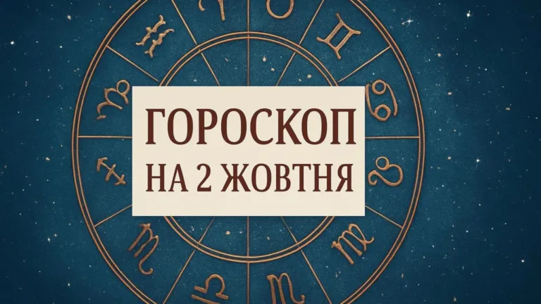 Гороскоп на 2 жовтня 2026: зодіакальне коло