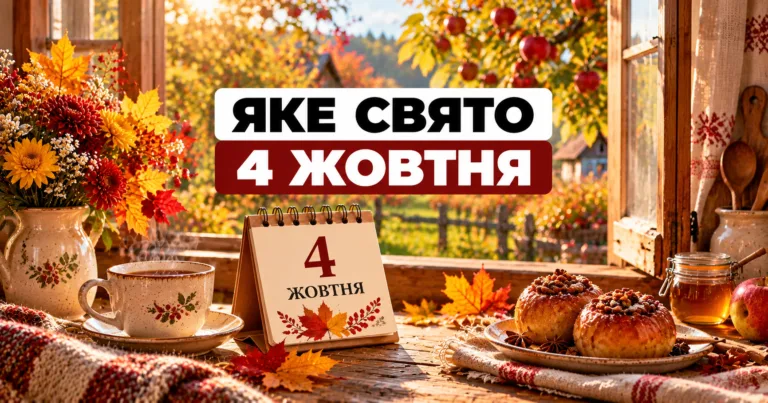Яке свято 4 жовтня 2026 року