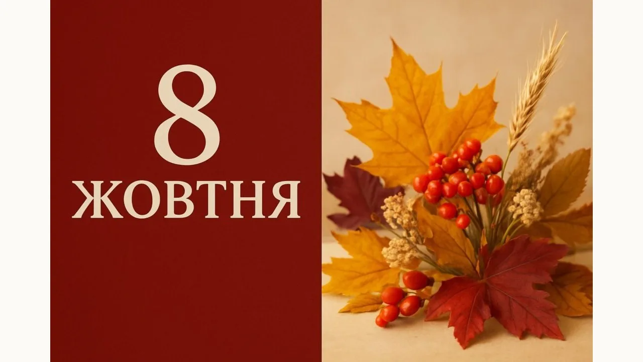 Календар на 8 жовтня 2026
